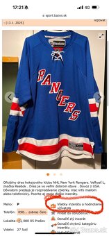 Hokejové dresy NHL Reebok CCM KOHO Starter hokejový dres - 5
