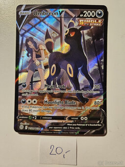 Pokemon karty, Charizard, Umbreon, Sylveon, Mewtwo - 5