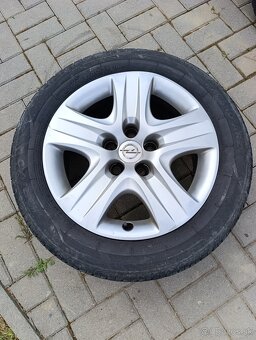 Letné pneumatiky 225/55r17 na plechových diskoch - 5