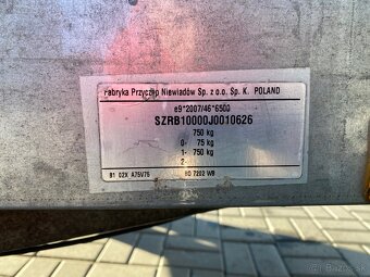 Prívesný vozík (do 750kg) - 5