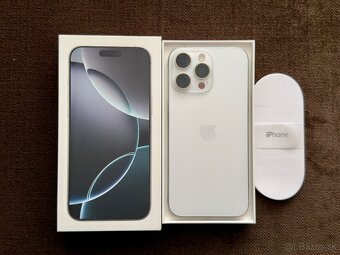 Predám iPhone 16 Pro Max 256GB - Biely - 5