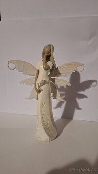 Tri anjelské figúrky + krížik ako darček - 5