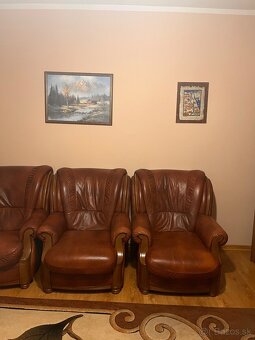 Kožená sedacia súprava - 5