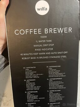 Norsky Kávovar, Wilfa Classic +, typ Moccamaster - 5