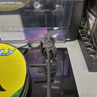 THORENS TD-318...Auto Stop , Shure , čierný klavírny lak.... - 5