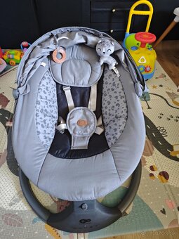 Kinderkraft lehátko 2v1 dark grey - 5