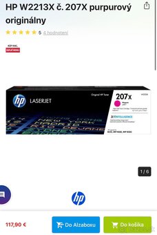 Predám velkokapacitne tonery do HP 207X - 5