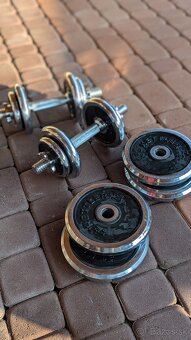 🏋️♂️ Jednoručné činky Kettler – 2×20 kg (nemecká kvalita) - 5