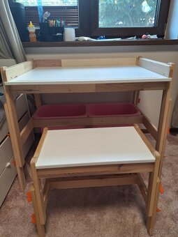 Stolik so stolickou ikea - 5