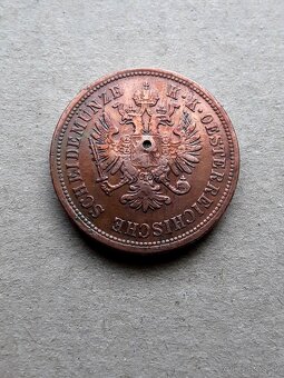 4 grajciar 1861 E, vzácny - 5
