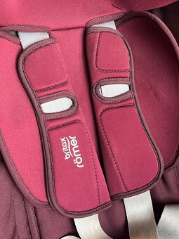 Autosedačka Britax Römer King II - Burgundy Red Black 9-18kg - 5