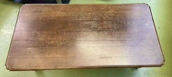 Konferenčný stolik, masív , v 45, d 130, s 60 cm, - 5