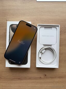 Apple iPhone 15 Pro 256GB Natural Titanium, TOP STAV, záruka - 5