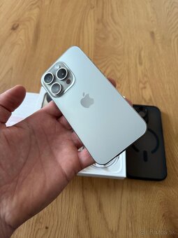 iPhone 15 Pro 256 gb Natural Titanium v záruke - 5