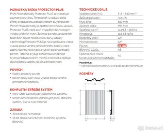 Bramac / MORAVSKÁ škridla (PROTECTOR PLUS) / tehlová farba - 5