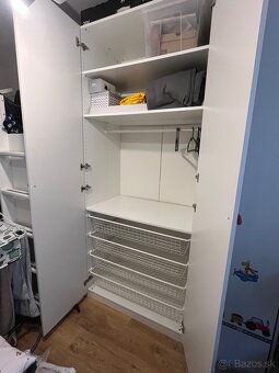 Poschodová posteľ Ikea, skrine - 5