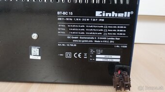Predám autonabíjačku Einhell BT-BC15 - 5