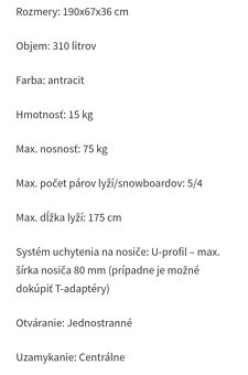 Strešný box VW+LED osvetlenie (nový) - 5