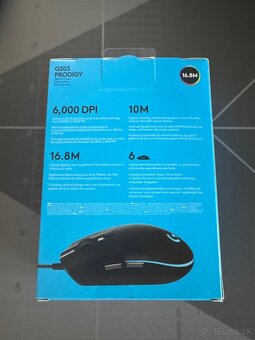 Predám Hernú myš Logitech G203 Pridigy - 5