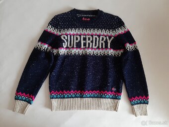 Dámsky prechodný kabát+rifle PepeJeans a pulóver Superdry - 5