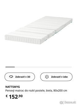 Predám dievčenskú “rastúcu” detskú posteľ - 5