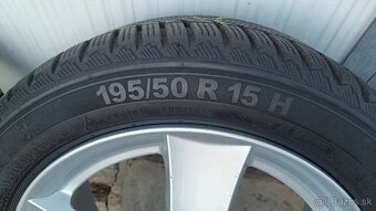sada elektronov dezent 6Jx15H2 s pneu semperit 195/50 R15 - 5