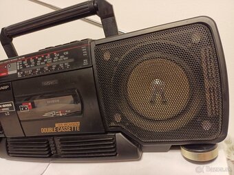 Sharp WQ 238 H radiomagnetofon retro 2 kazeťák Japan - 5