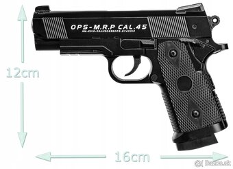ASG IMITÁCIA REPLIKA KOVOVÁ PIŠTOĽ NA GULIČKY C9 AIRSOFT GUN - 5