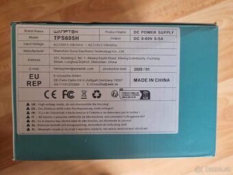 Laboratorní zdroj Wanptek 60V/5A/300W, Nový⭐ - 5