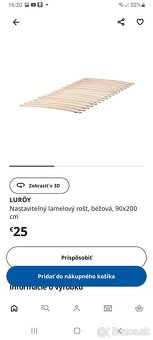 Predám postel Ikea - 5
