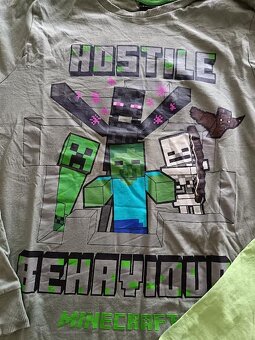 Chlapčenský balíček MINECRAFT + nákrčník cena za všetko - 5