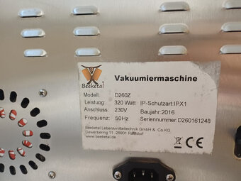 Komorová vakuovačka BEEKETAL D260Z profi vakuová balička pot - 5