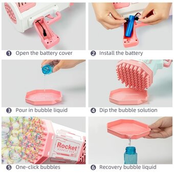 Rocket bubble gun - 5