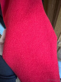 MaxMara Weekend červený vlnený kabát - 5