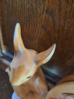 Royal Dux porcelánová soška veverička veľká - 5