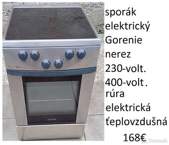 predám sporák aj s káblom rovno do zásuvky 230V - 5
