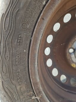 Pneumatiky s plechovými diskami 5x112 195/65 R15 - 5