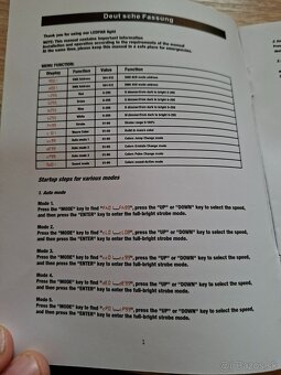 UKING ZQ01061 Výkonný PAR reflektor 4v1, 18×10W RGBW LED - 5