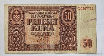 Zbierka historických bankoviek NDH (1941–1943) - 5