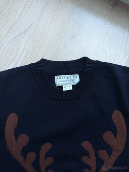 Vianočný sveter so sobom - 5