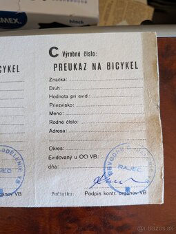 Preukaz na bicykel - 5