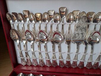 Vintage set strieborny pribor - 5