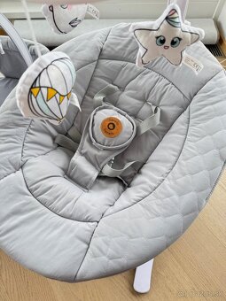 Lehátko pre bábätko Lionelo Bella Set Grey Concrete - 5