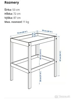 Prebalovací pult s podložkami - 5