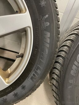 Alu disky 5x112 Škoda ,VW R16 s zimné pneu Michelin - 5