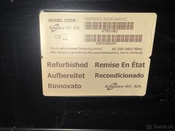 Predám tv Samsung 107cm - 5