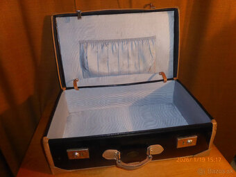 Predám kožený retro kufor zo 60 rokov - 5