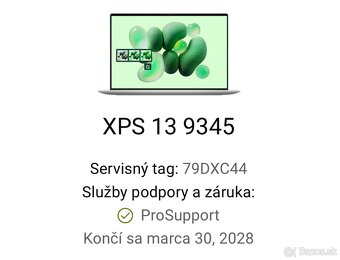 Predám úplne nový NB DELL XPS 13 -9345( v záruke) - 5