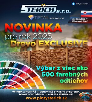 AKCIA- Bezpórové vibroliate betónové oplotenie od výrobcu. - 5