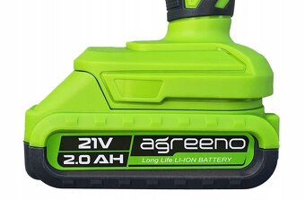 Malá akumulátorová reťazová píla 1000W 2x reťaz 2x AKU 21V - 5